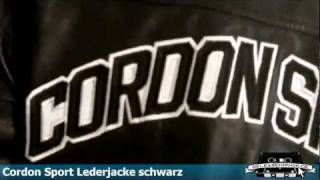 Cordon Sport Lederjacke schwarz Produktansicht  Releasehiphopde [upl. by Lauer]