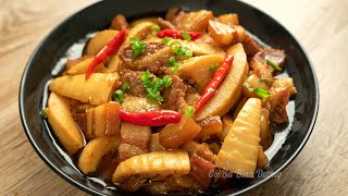 Đừng làm THỊT KHO bình thường nữa  làm THỊT KHO MĂNG ngon và đỡ ngán hơn nè  Caramelized Pork [upl. by Jp741]