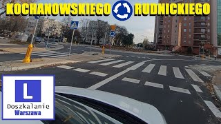 Nowe RONDO TURBINOWE na trasach egzaminacyjnych WORD BEMOWO  Doszkalanie Warszawa [upl. by Alanna388]