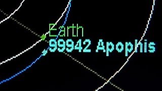 99942 Apophis Asteroid Earth 2029 Pass by and 2036 Impact Simulation [upl. by Jammie]