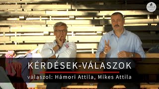 2018 Kérdések válaszok 1  Hámori Attila Mikes Attila [upl. by Everett819]