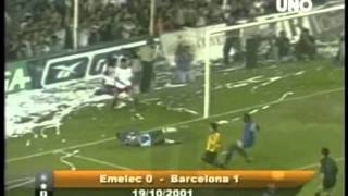 Clásicos del Astillero Emelec vs Barcelona 19982002 [upl. by Anaujnas]