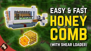 The ULTIMATE Honey Comb Farm  Minecraft Bedrock Tutorial [upl. by Styles286]