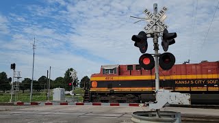 ASC Square EBell Industrial Road Railroad Crossing Heavener OK [upl. by Craggie551]