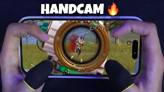 Power of 90 FPS MOVEMENT  😱 HANDCAM iPhone 14 Pro 😍 PUBG Mobile [upl. by Sension552]