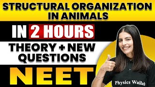 STRUCTURAL ORGANIZATION IN ANIMALS in 2 Hours  All Theory  Expected Questions for NEET [upl. by Deidre]