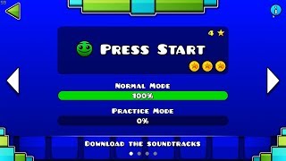 Geometry Dash SubZero – “Press Start” 100 Complete All Coins  GuitarHeroStyles [upl. by Ardnuahsal]