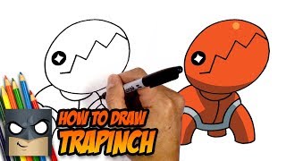 How to Draw Pokemon  Trapinch  StepbyStep Tutorial [upl. by Nets357]