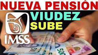 🔥IMSS PENSIÓN POR VIUDEZ 🙏SUBIRÁ EN SEPTIEMBRE💥 QUÉ AUMENTOS TIENE 🎁PENSIONADOS Y JUBILADOS [upl. by Atinehc279]