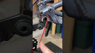 Easy fix for a loose derailleur hanger on your bike [upl. by Rizika7]