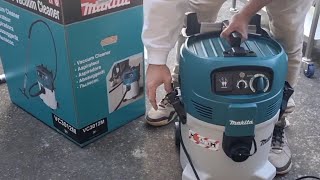 Makita M Class Vacuum Cleaner to Attach to Saw amp Sander [upl. by Valenza]