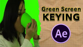 ADVANCED Green Screen KEYING  After Effects [upl. by Noach151]