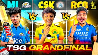 TSG GRAND FINAL🏏Mi vs Csk Vs Rcb Intense Final Match Who Will Win🏆 Jash Mann Ronish  Mann vlogs [upl. by Ecirtac]