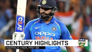 Brilliant Rohit nearly steals the show  Gillette ODI Series v India  201819 [upl. by Suolhcin166]