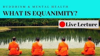 What is Equanimity and How Do You Cultivate It Buddhism amp Mental Health Live Lecture [upl. by Karab]