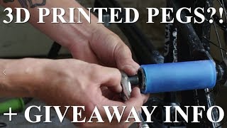 3D Printed BMX Pegs  Will They Work [upl. by Icnan297]