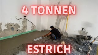 Estrich selber machen  Bodengleiche Dusche TEIL9 [upl. by Ahsikad466]