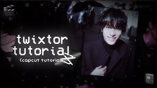 TWIXTOR TUTORIAL capcut tutorial  yourmina [upl. by Eignav]