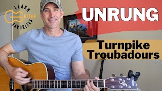 Unrung  Turnpike Troubadours  Guitar Lesson  Tutorial [upl. by Lucien]