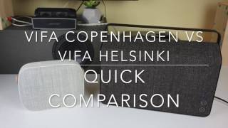 Vifa Copenhagen vs Vifa Helsinki  Quick comparison [upl. by Evey66]