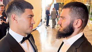 Dmitry Bivol PULLS UP on Artur Beterbiev  INTENSE FACE ENSUES as Beterbiev DISSES Bivol [upl. by Highams903]