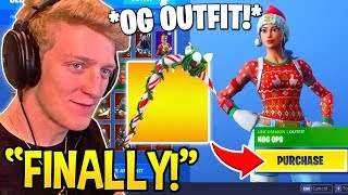 TFUE Reacts and BUYS OG OUTFIT NOG OPS and CANDY AXE  Fortnite FUNNY Moments [upl. by Akisej908]