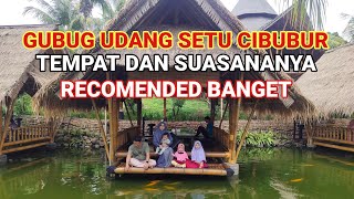 GUBUG UDANG SITU CIBUBUR Makan Diatas Kolam Ikan [upl. by Draned]