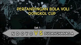 Pertandingan Bola Voli DONGKOL CUP Antara NDOYO VS PUCANGNANAS A [upl. by Lenard]