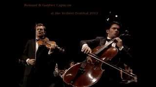 Capuçon brothers  Brahms Double Concerto  Verbier 2012  I Allegro extract Audio [upl. by Eugatnom]