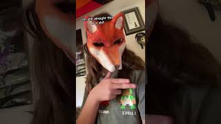 im not gay btw comedy funny makeup halloween therian masks furr nature memes [upl. by Llehcar]