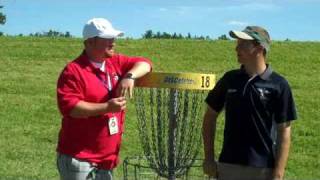 The Disc Golf Guy  Vlog 33  David Wiggins Jr Talks About His Am Worlds Round [upl. by Notlad]