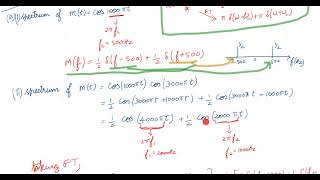 Problems on DSB SC Amplitude Modulated signal [upl. by Brenton]