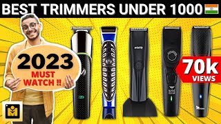 5 Best Trimmers Under 1000 in India 2023  Best Trimmers For men 2023 in India [upl. by Hung823]