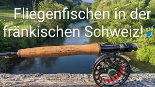 Fliegenfischen in der fränkischen Schweiz🎣 [upl. by Enerod410]