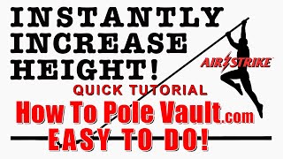 Pole Vault Instantly Add 24 Inches To Your Vertical For Higher Pole Vault [upl. by Harri]