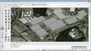 AEC Site Modelling using Mass Elements in Caddie dwg Architecture compatible CAD software [upl. by Rehpotsirc]