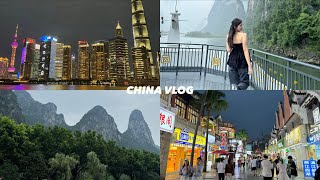 CHINA VLOG 🇨🇳 12 days in China famous tourist attractions night shows scenery part 1 [upl. by Backler149]