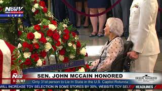 WATCH John McCains 106yearold Mother Says Her Final Goodbyes To Her Son [upl. by Anileh563]