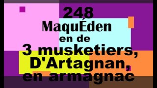 248 MaquÉden dArtagan Lupiac Armagnac musée dArtagnan Alexandre Dumas Maastricht Cassaigne [upl. by Notsew]