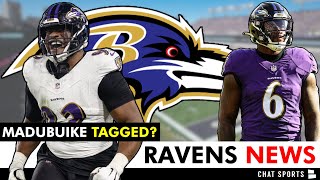 Ravens News Alert Baltimore Expected To Franchise Tag Justin Madubuike  Latest On Patrick Queen [upl. by Eicyac739]