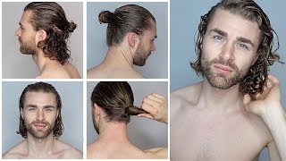 5 MÄNNERFRISUREN für LANGE HAARE ● Langhaarfrisuren für Männer [upl. by Mohammad]