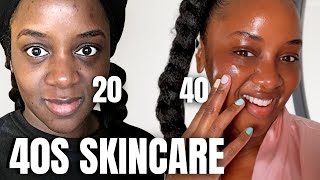 Black Skincare Over 40 EVERYTHING You Need Beginner thru Advanced [upl. by Nivrad]