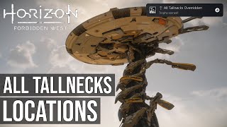 All Tallnecks Locations and Solutions How To Climb and Override Tallnecks  Horizon Forbidden West [upl. by Ahtamas583]