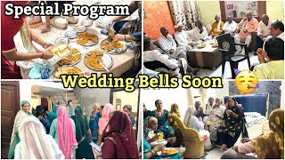 WEDDING BELLS Soon 🥳 SPECIAL PROGRAM at Home 😍 [upl. by Reisch]