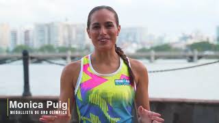 ¡La medallista olímpica de oro 🥇Monica Puig te invita a correr en el Paraíso [upl. by Atnahsal]