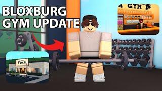 NEW BLOXBURG GYM UPDATE 0117  MAP REVAMP SPORTS AND MORE [upl. by Teufert]