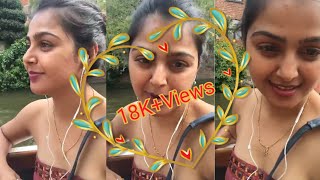 Monal Gajjar hot on Instagram live video at Paris [upl. by Acirred875]