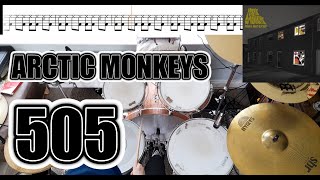 Arctic Monkeys  505  Drum Cover With SHEET MUSIC [upl. by Sredna]