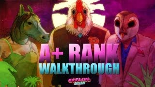 Hotline Miami  A Walkthrough  Fourth Chapter Tension 64492 [upl. by Rufina]