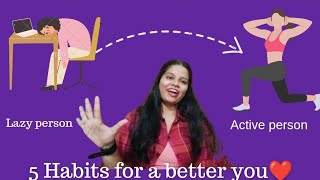 5 micro Habits for a better you ❤️✨  transformation  Nishchal Nandwana [upl. by Ennaitak]